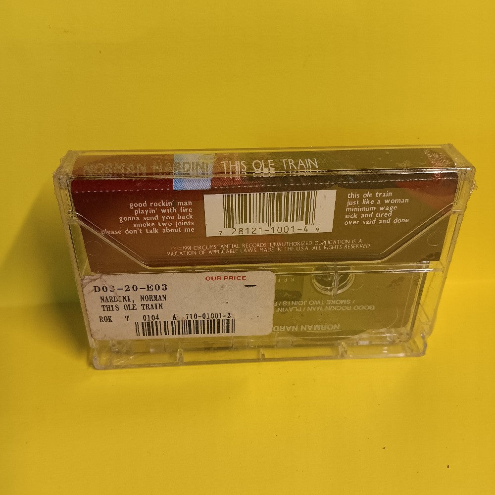 Norman Nardini - This Ole Train - 1991 - 28121-1001-4 - New - Sealed - Cassettes