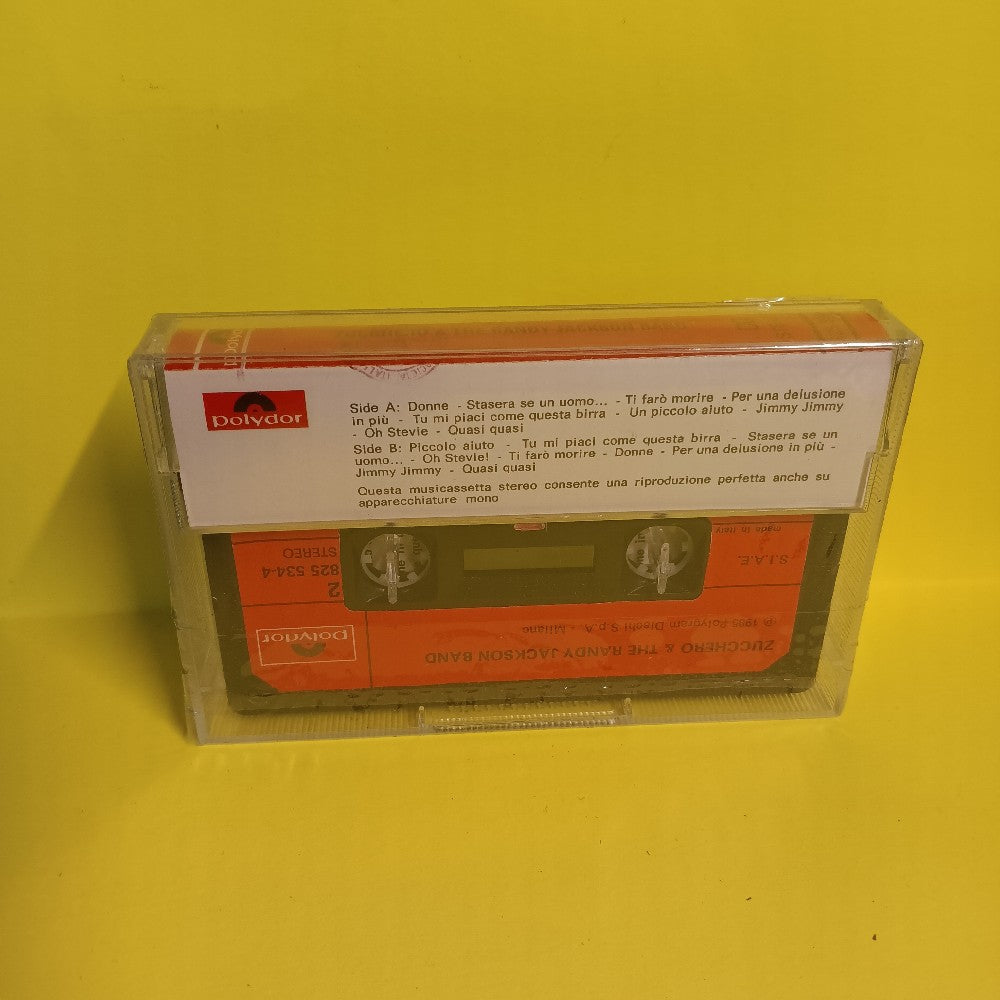Zucchero & The Randy Jackson Band - Self Titled ITALY - 1986 - 825 534-4 - New - Cassettes