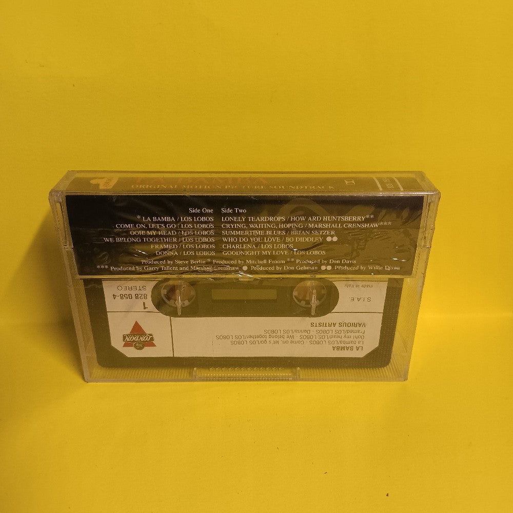 Various - La Bamba Soundtrack ITALY - 1987 - 828 058-4 - New - Sealed - Cassettes