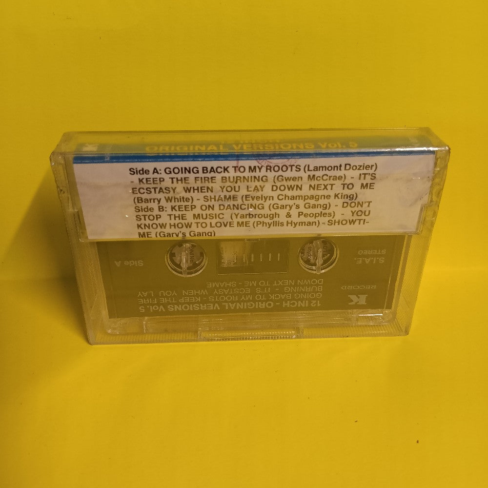 Various - 12 Inch Original Versions Vol. 5 ITALY  - K 0013-4 - New - Sealed - Cassettes