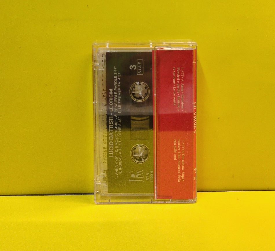 Lucio Battisti - Le Origini (Tape 2) - 1991 - RTR 4100-4 - Used - EX - Cassettes - Italy Import