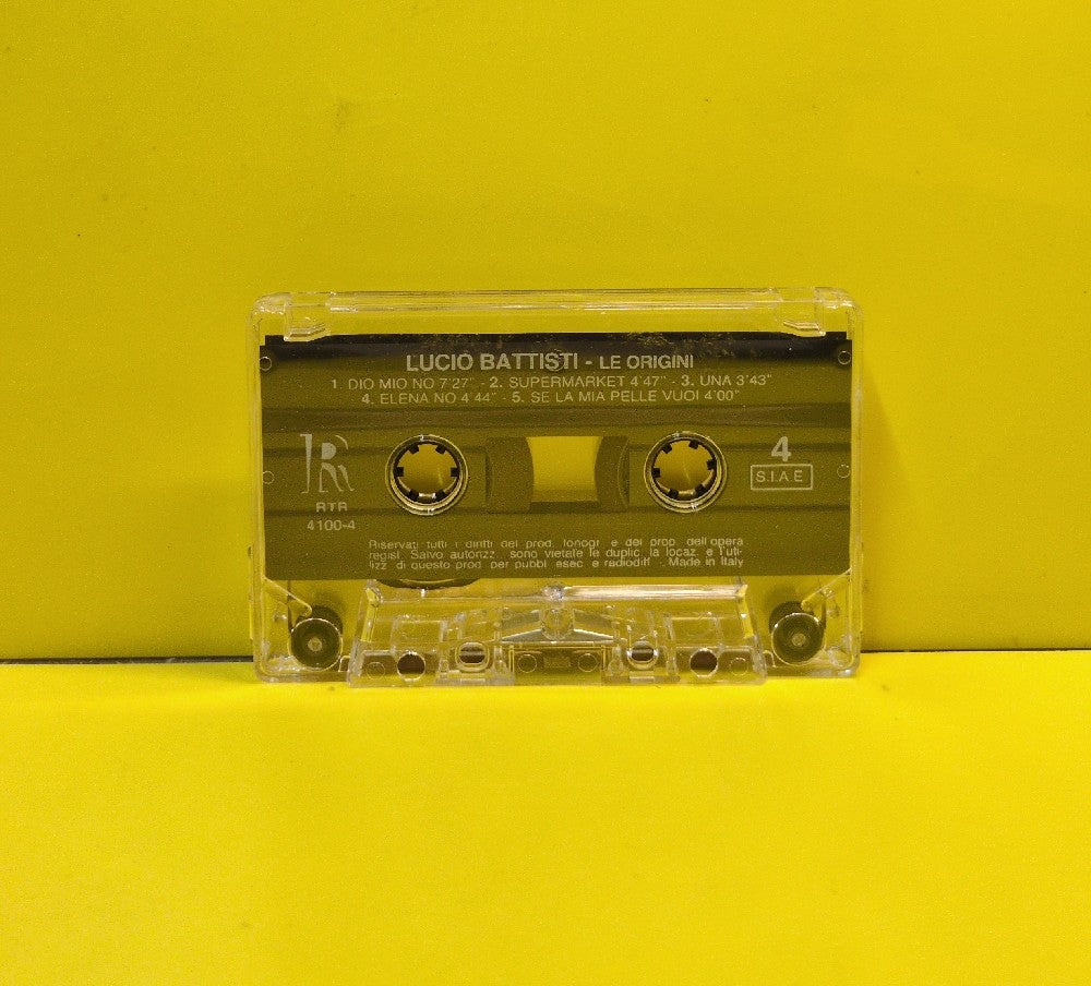 Lucio Battisti - Le Origini (Tape 2) - 1991 - RTR 4100-4 - Used - EX - Cassettes - Italy Import