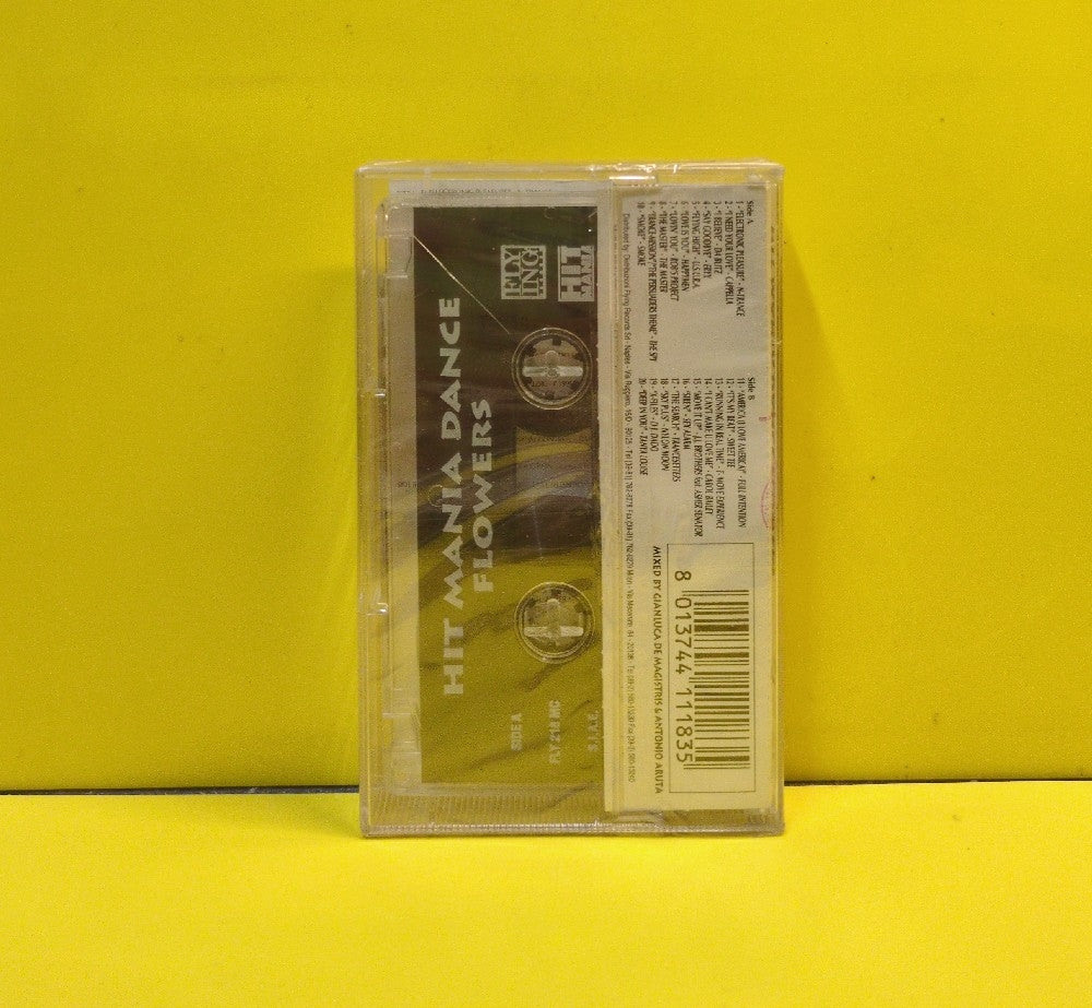 Various - Hit Mania Dance Flowers - 1996 - FLY 218 MC - New - Sealed - Cassettes - Italy Import