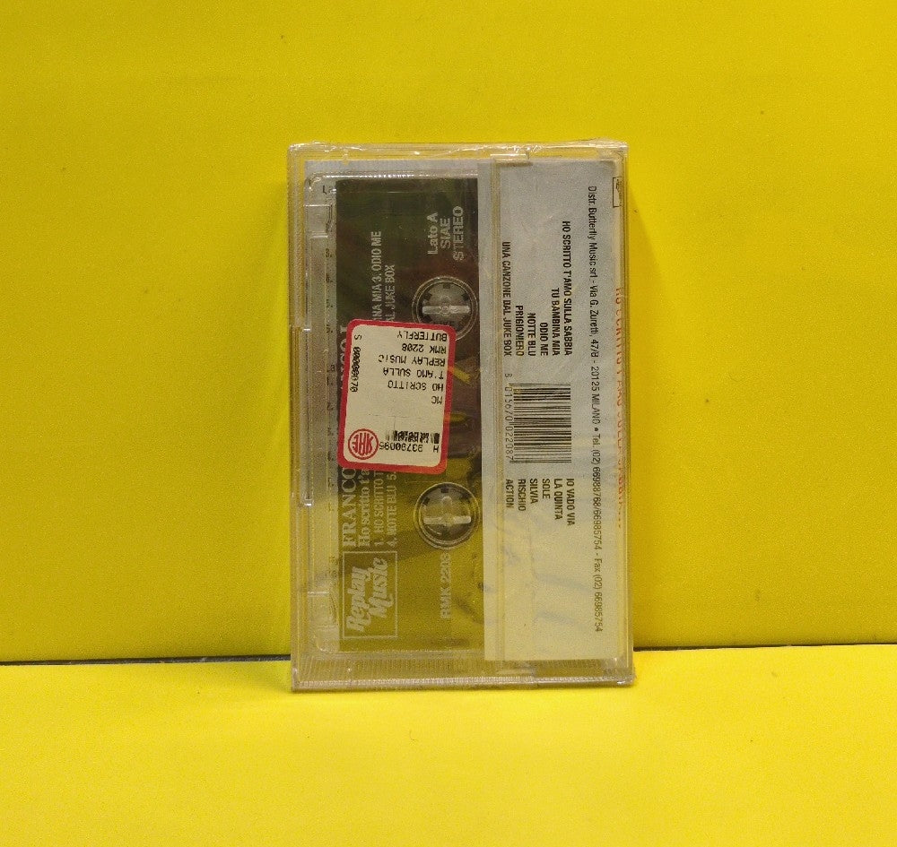 Franco IV E Franco I - Ho Scritto T'Amo Sulla Sabbia - 1998 - RMK 2208 - New - Sealed - Cassettes - Italy Import