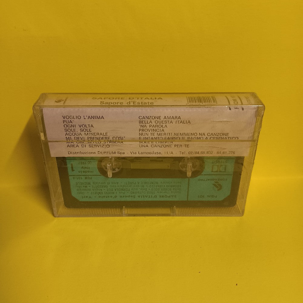Various - Sapore D'Italia Sapore D'Estate ITALY - 1987 - FQM 101 - New - Sealed - Cassettes