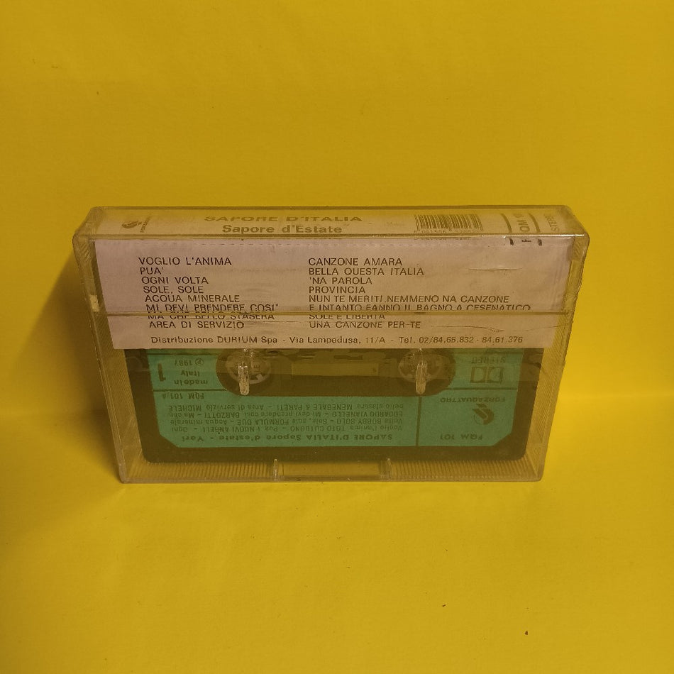 Various - Sapore D'Italia Sapore D'Estate ITALY - 1987 - FQM 101 - New - Sealed - Cassettes