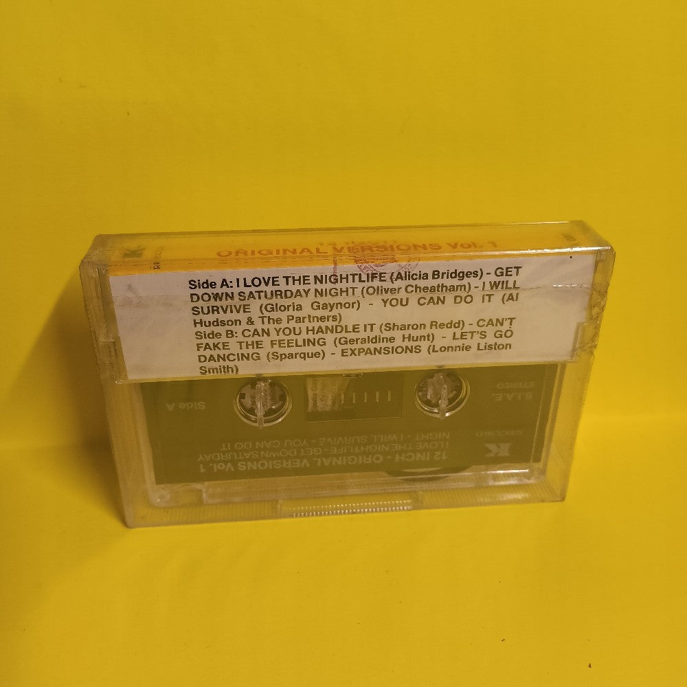 Various - 12 Inch Original Versions Vol. 1 ITALY  - K 0009-4 - New - Sealed - Cassettes