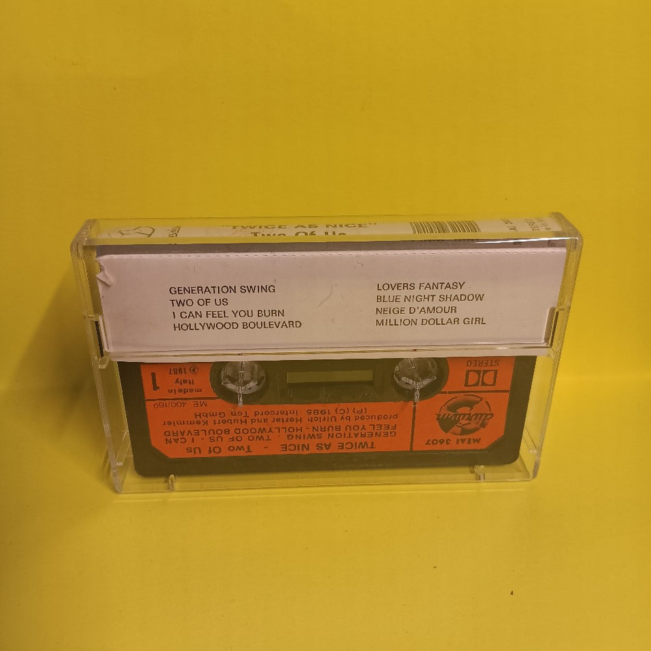 Two Of Us  - Twice As Nice ITALY - 1987 - MEAI 3607 - Used - EX - Cassettes