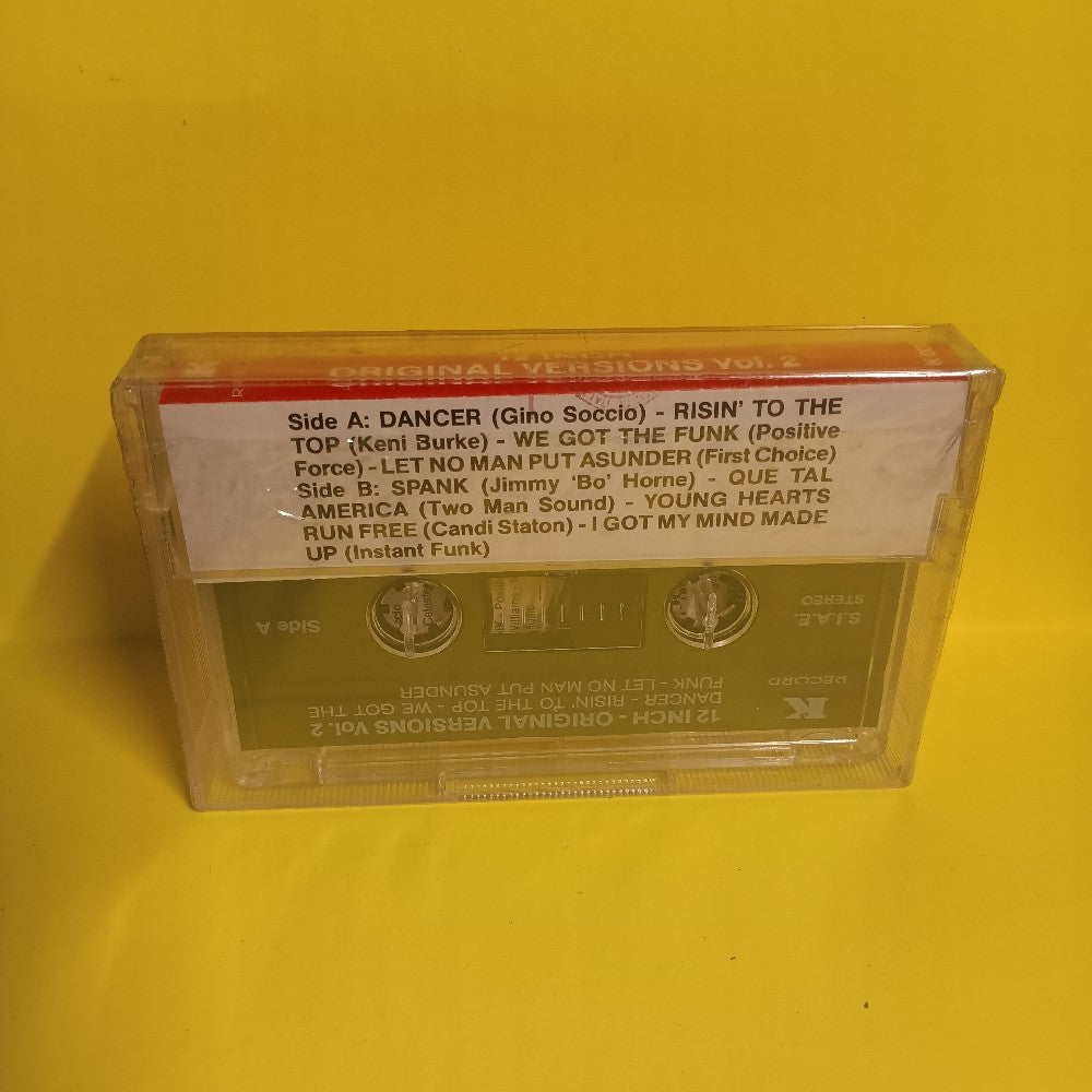 Various - 12 Inch Original Versions Vol. 2 ITALY  - K 0010-4 - New - Sealed - Cassettes