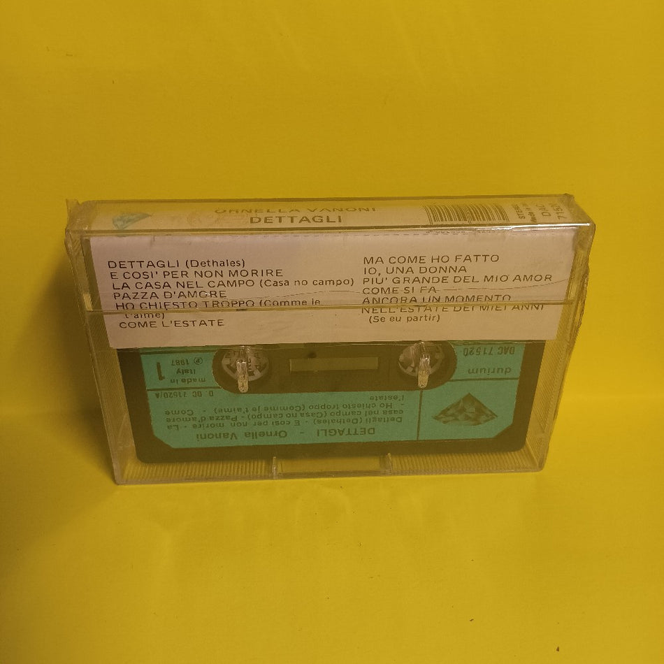Ornella Vanoni - Dettagli ITALY - 1987 - DAC 71520 - New - Sealed - Cassettes