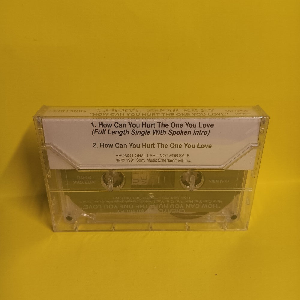 Cheryl Pepsii Riley - How Can You Hurt The One You Love ADVANCE PROMO - 1991 - 38T73766 - New - Sealed - Cassettes