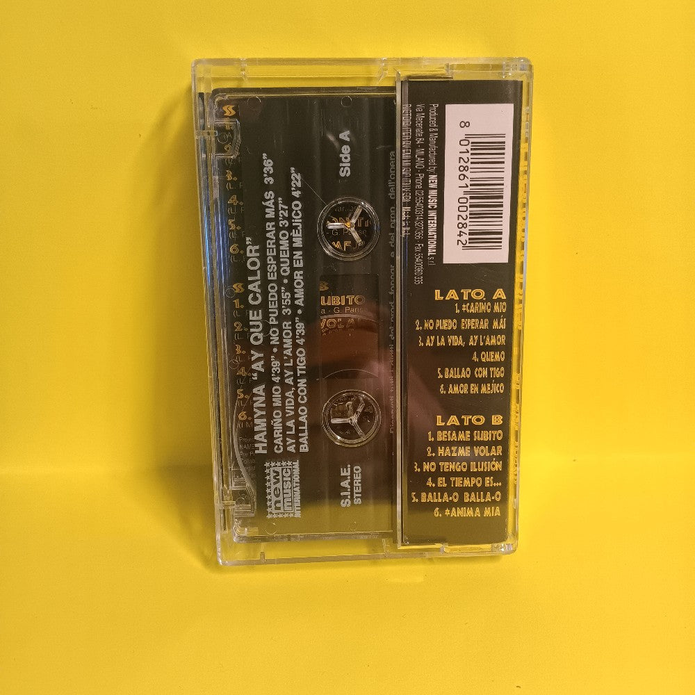 Hamyna - Ay Que Calor ITALY Latin Italo-Disco - 1997 - MTK 28 - Used - EX - Cassettes