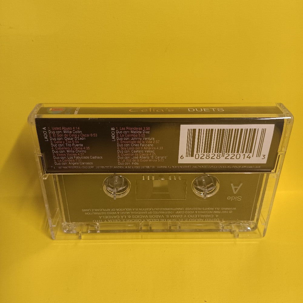 Celia Cruz - Celia's Duets - 1997 - RMC 82201 - Used - EX - Cassettes