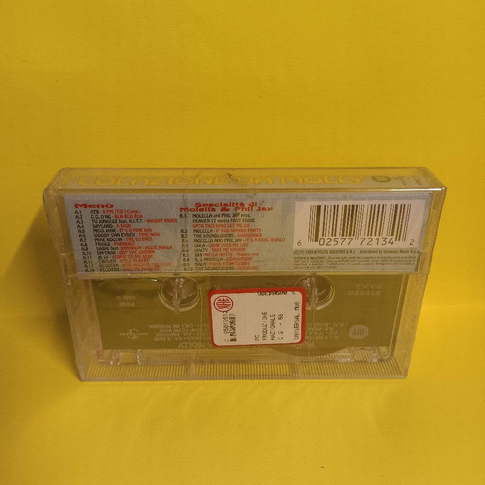 Molella - Colazione Da Molly ITALY - 1999 - UMC 77213 - New - Sealed - Cassettes