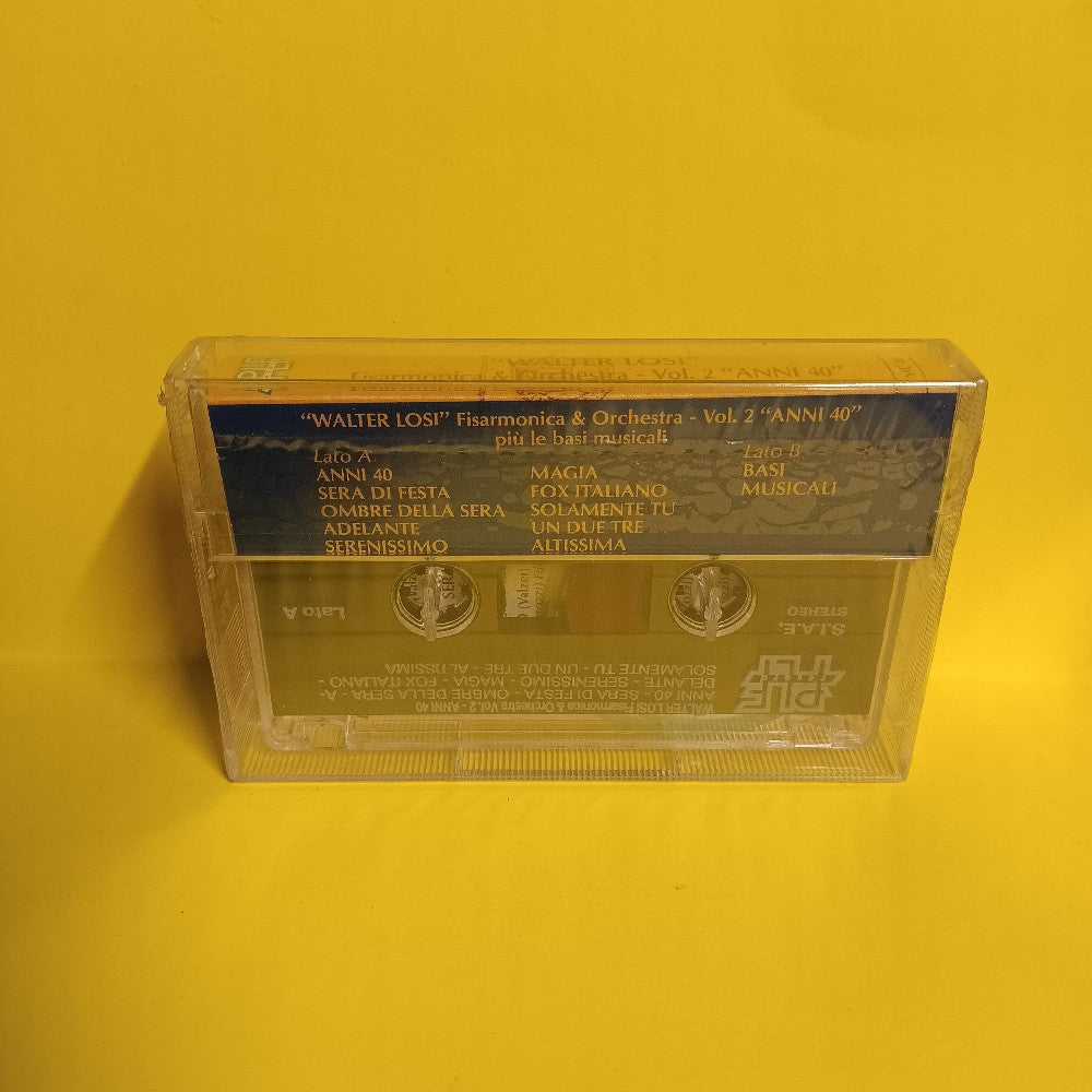 Walter Losi - Fisarmonica & Orchestra Vol. 2 Anni 40 ITALY - MC 0163 - New - Sealed - Cassettes
