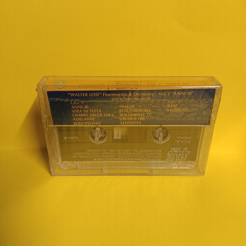 Walter Losi - Fisarmonica & Orchestra Vol. 2 Anni 40 ITALY - MC 0163 - New - Sealed - Cassettes