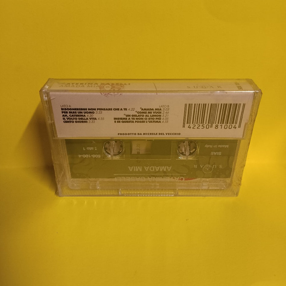 Caterina Caselli - Amada Mia ITALY - 1990 - 508 100-4 - New - Sealed - Cassettes