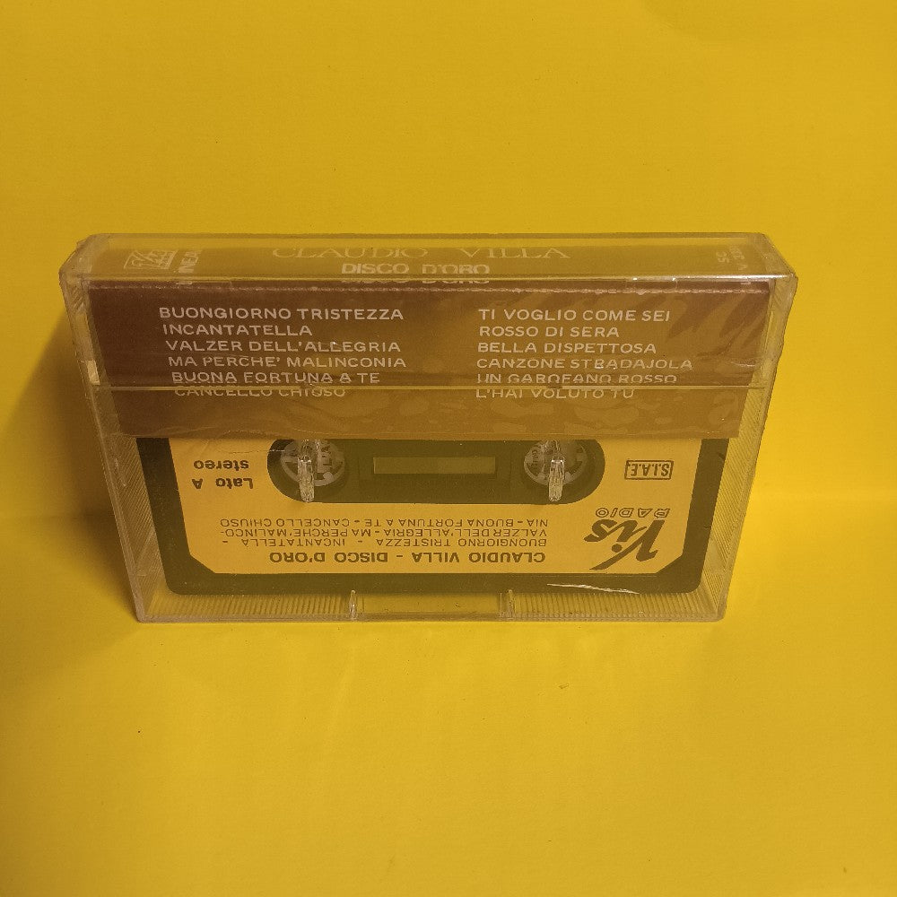 Claudio Villa - Disco D'Oro ITALY - SC LV 3356 - New - Sealed - Cassettes