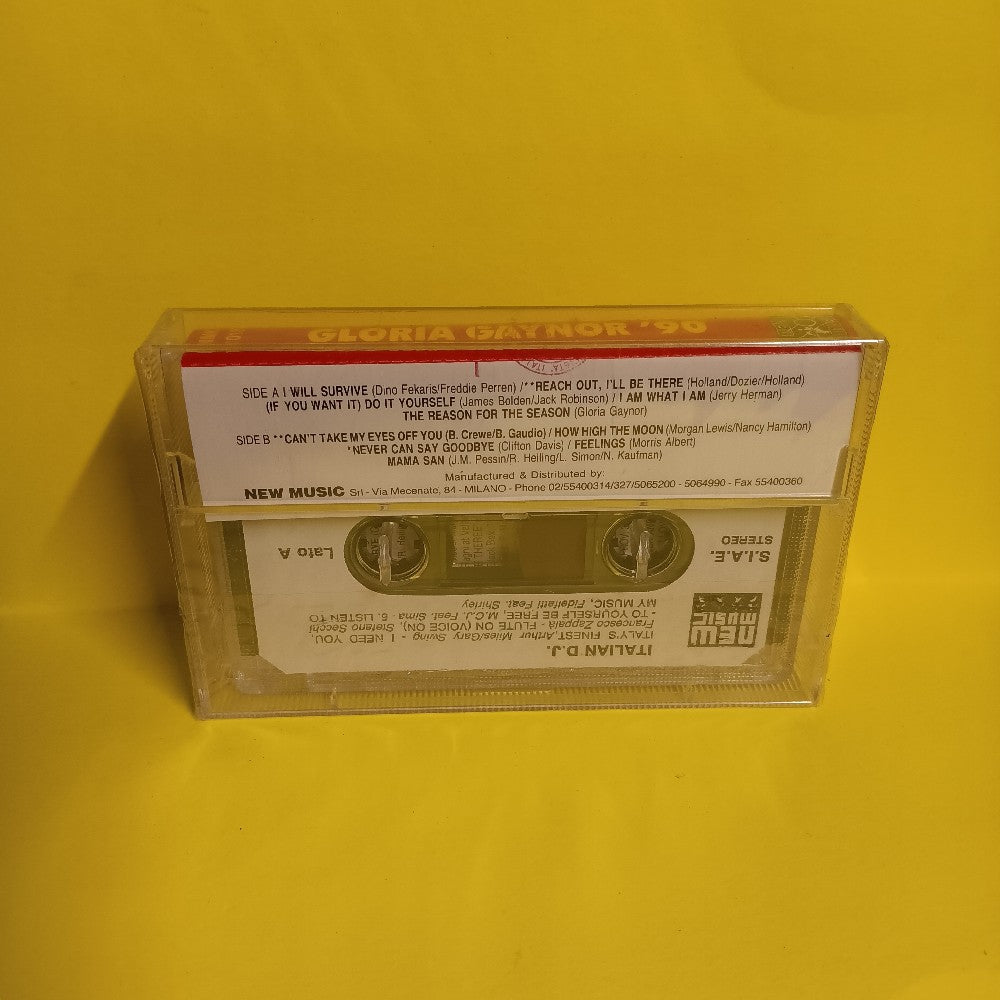 Gloria Gaynor - Gloria Gaynor '90 All New Versions ITALY - 1990 - NMK 1018 - New - Sealed - Cassettes