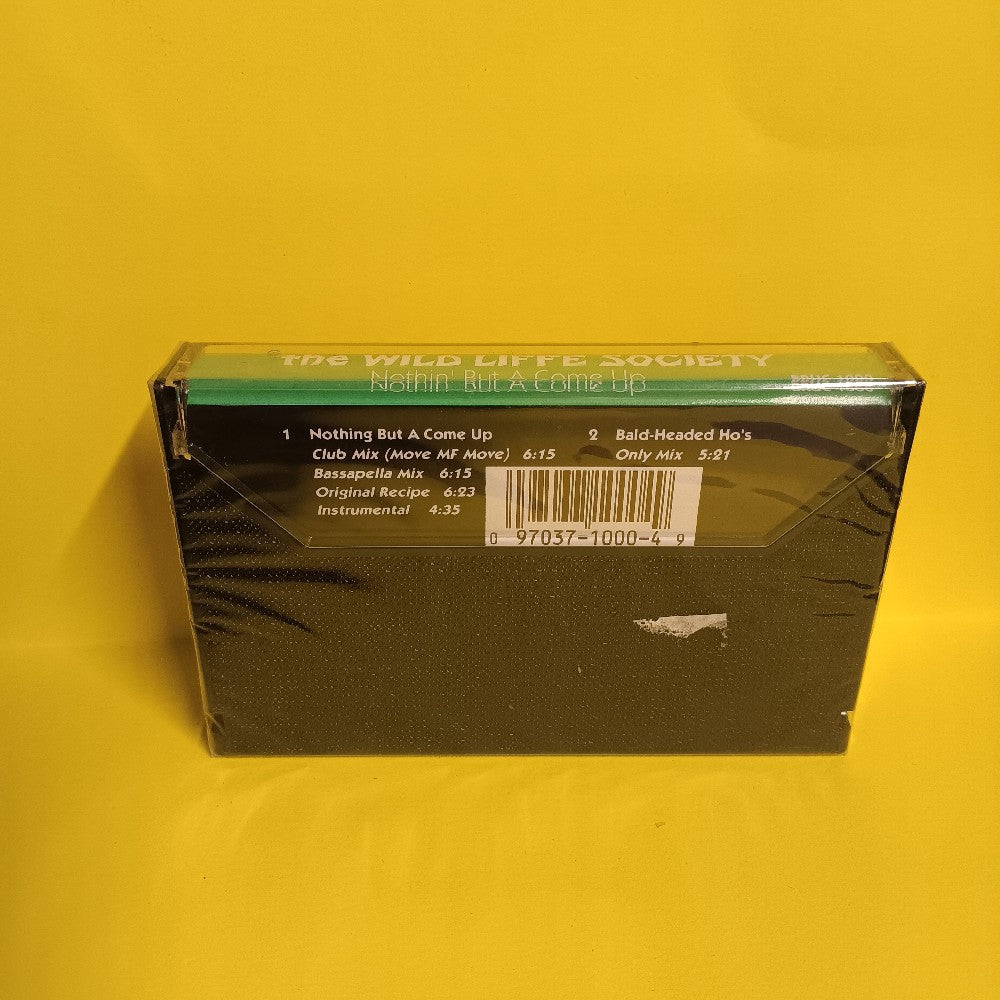 Wild Liffe Society - Nothing But A Come Up - 1991 - BRU 1000 - New - Sealed - Cassettes