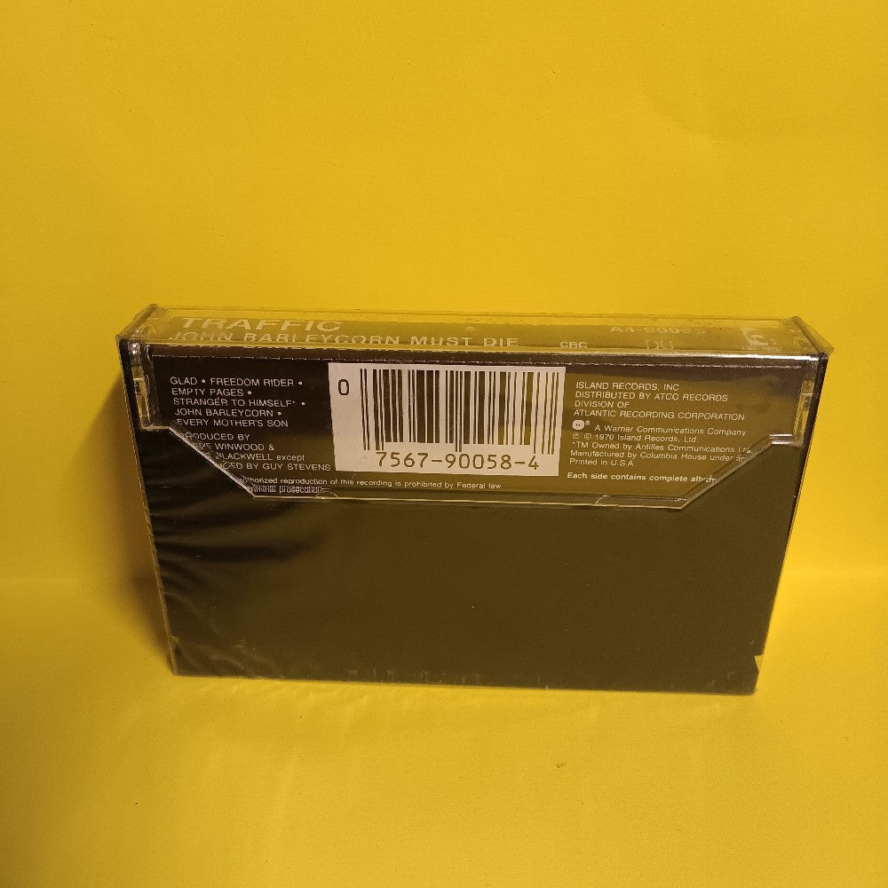 Traffic - John Barleycorn Must Die CRC CLUB EDITION - A4-90058 - New - Sealed - Cassettes