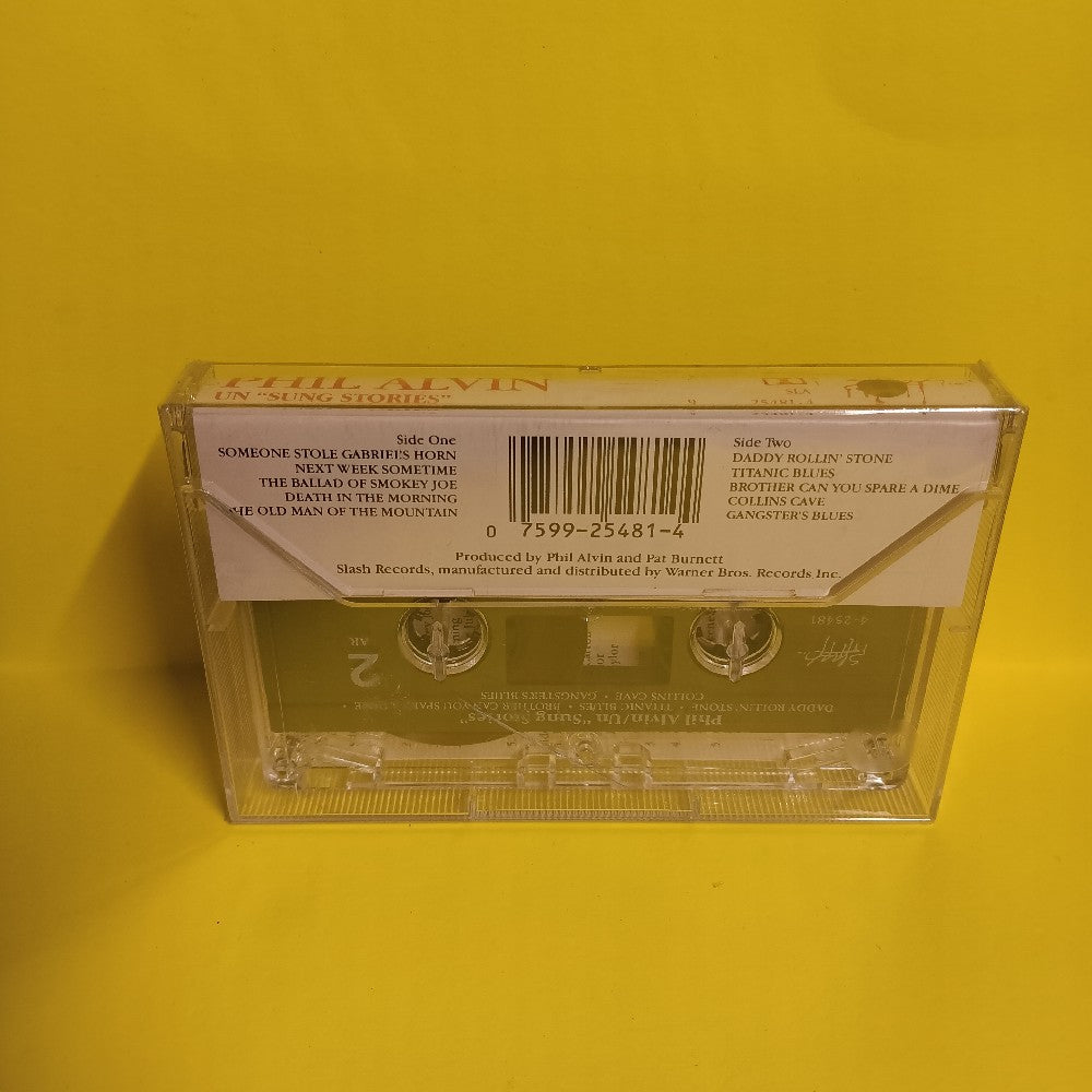 Phil Alvin - Un "Sung Stories" - 1986 - 9 25481-4 - New - Sealed - Cassettes