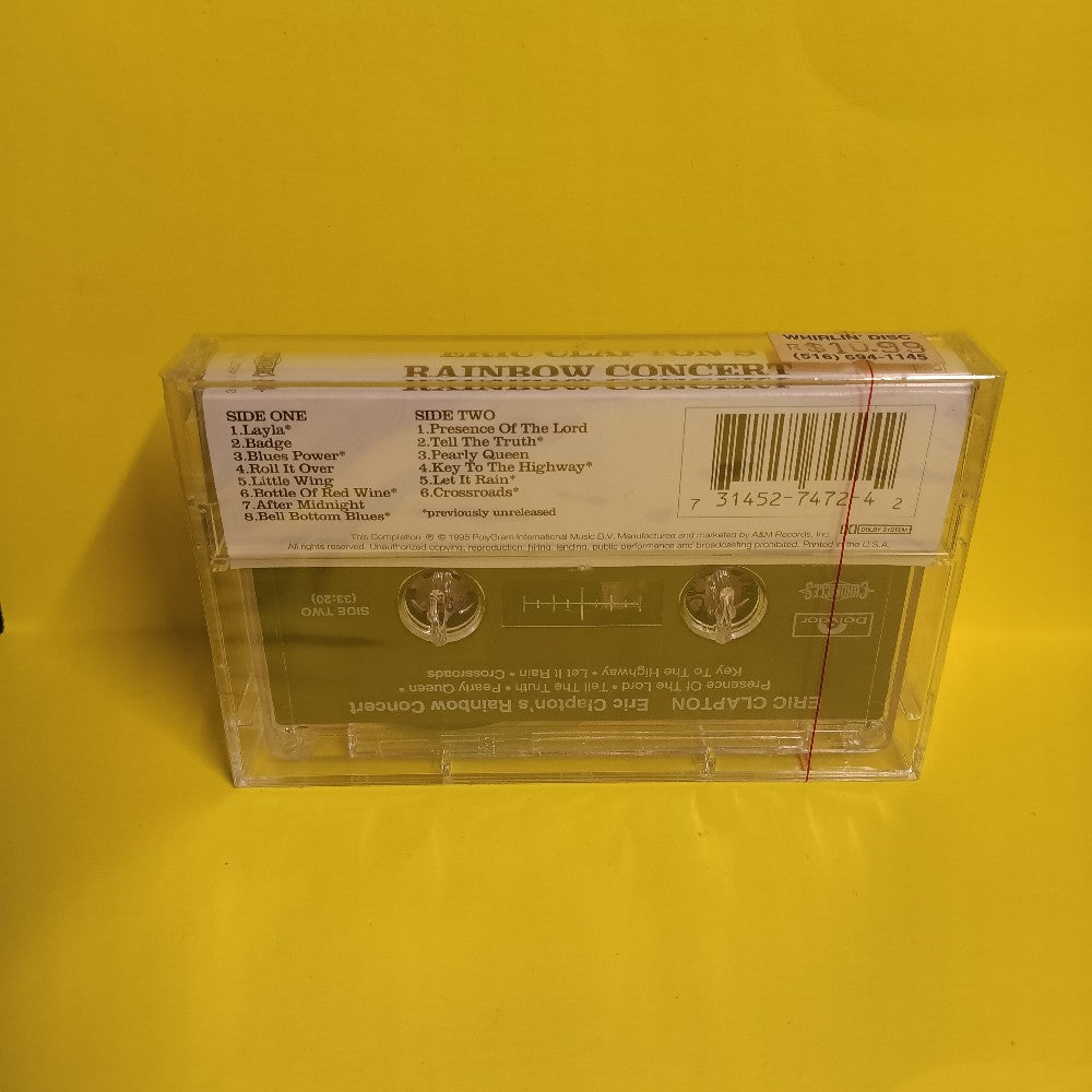 Eric Clapton - Eric Clapton's Rainbow Concert - 1995 - 31452 7472-4 - New - Sealed - Cassettes
