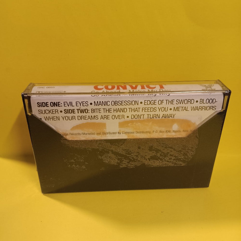 Convict - Go Ahead... Make My Day - 1986 - GRC 0955 - New - Sealed - Cassettes
