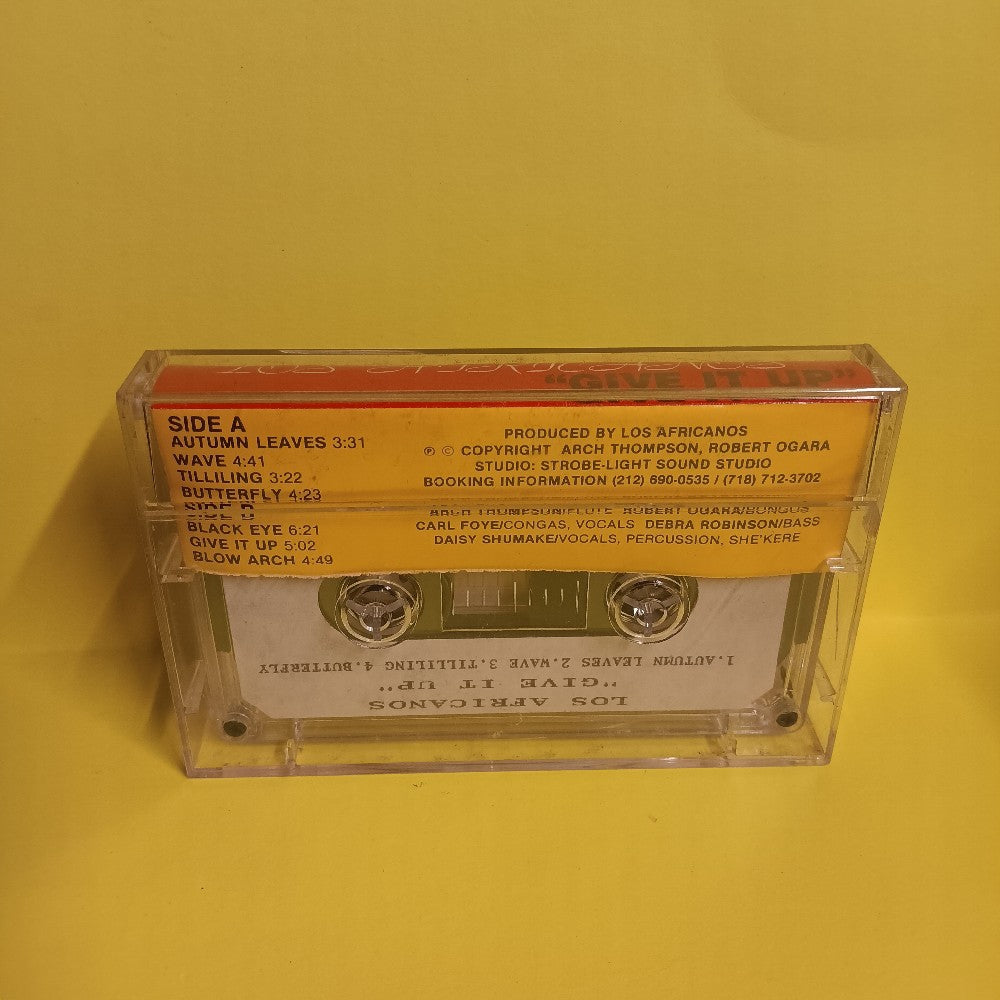 Los Africanos - Give It Up - Used - EX - Cassettes