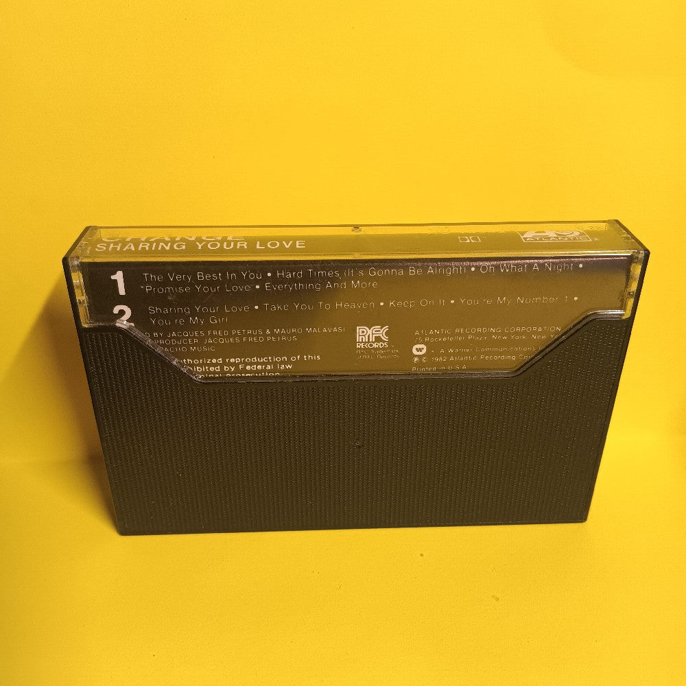 Change - Sharing Your Love - 1982 - CS 19342 - Used - EX - Cassettes