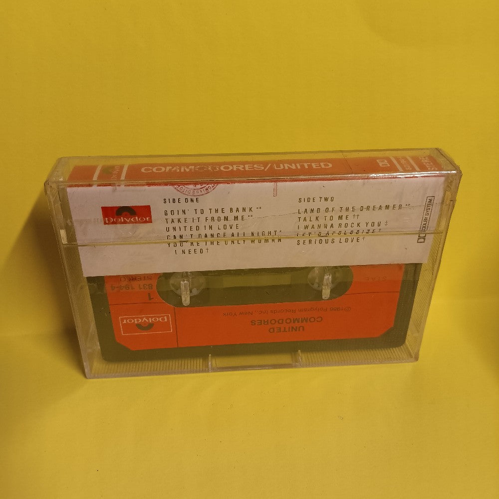 Commodores - United ITALY - 1986 - 831 194-4 - New - Sealed - Cassettes