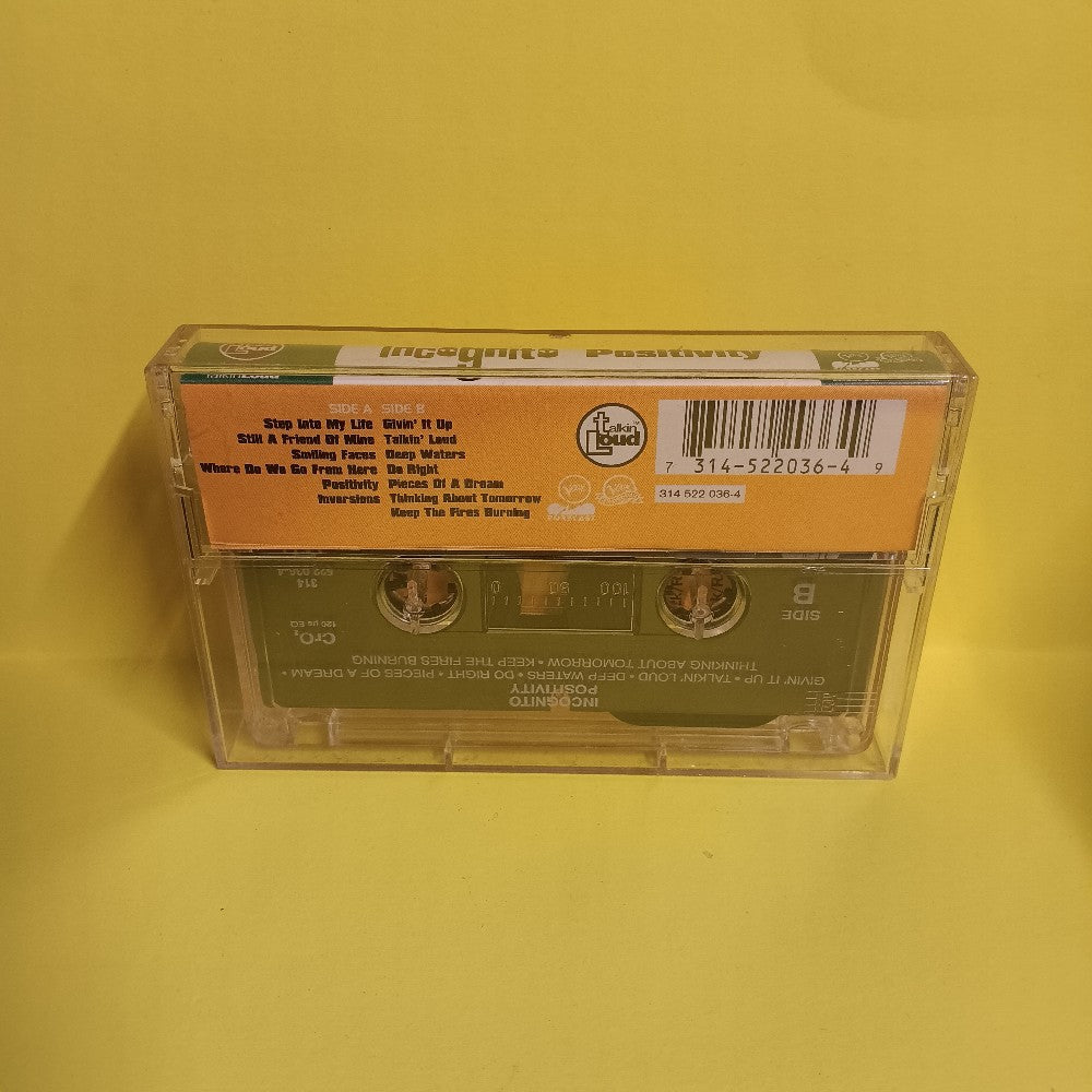 Incognito - Positivity - 1993 - 314 522 036-4 - Used - EX - Cassettes
