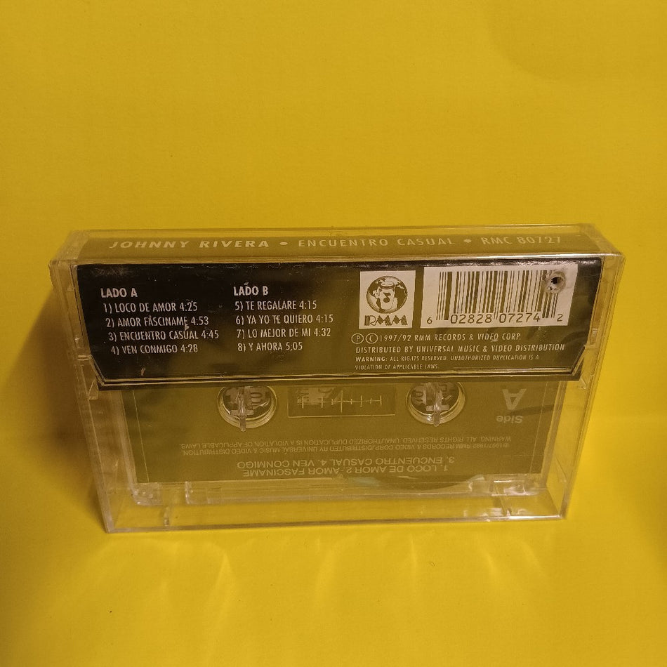 Johnny Rivera - Encuentro Casual - 1997 - RMC 80727 - New - Sealed - Cassettes