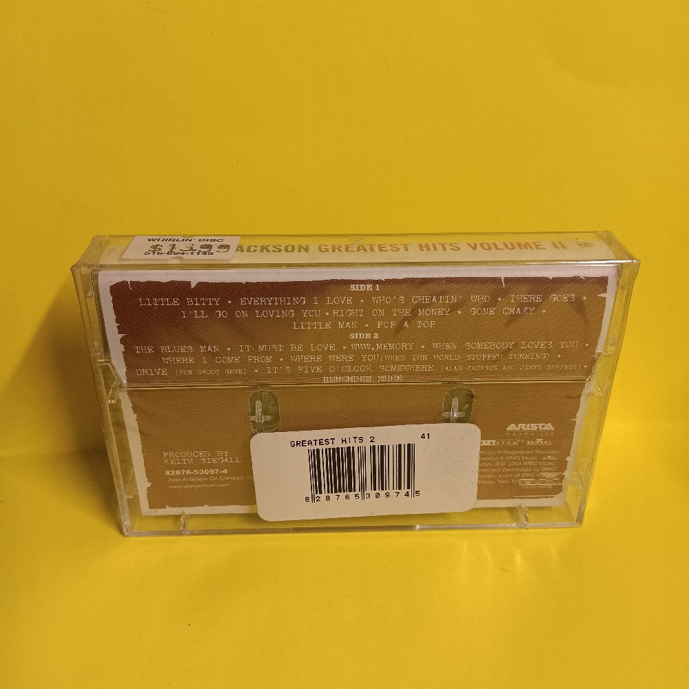 Alan Jackson  - Greatest Hits Volume II - 2003 - 82876-53097-4 - New - Sealed - Cassettes