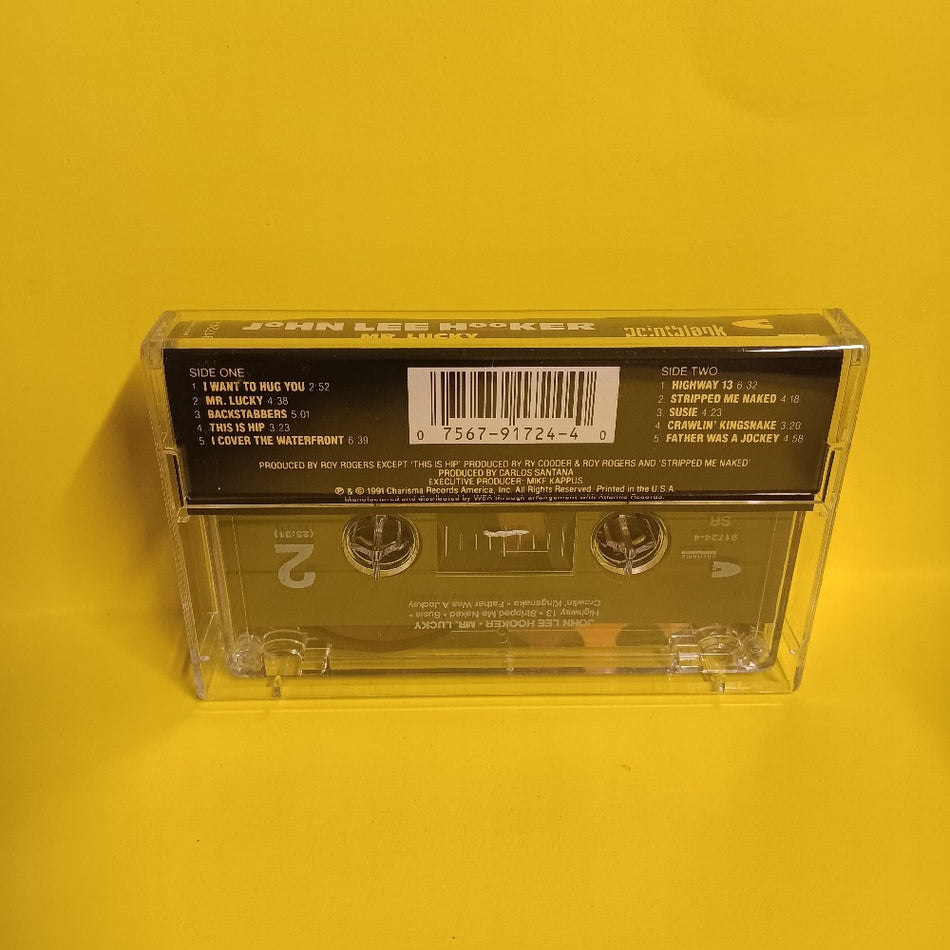 John Lee Hooker - Mr. Lucky - 1991 - 91724-4 - Used - EX - Cassettes