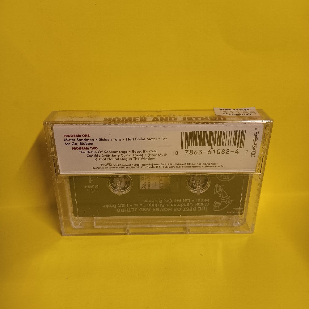 Homer And Jethro - The Best Of Homer & Jethro - 1992 - 07863-61088-4 - New - Sealed - Cassettes