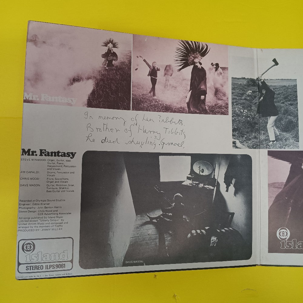 Traffic - Mr. Fantasy UK PORKY STEREO - 1971 - ILPS 9061 - Used - VG++ - Vinyl