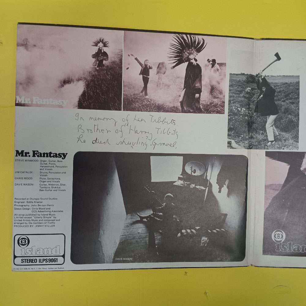 Traffic - Mr. Fantasy OG STEREO UK - 1967 - ILPS 9061 - Used - VG+ - Vinyl