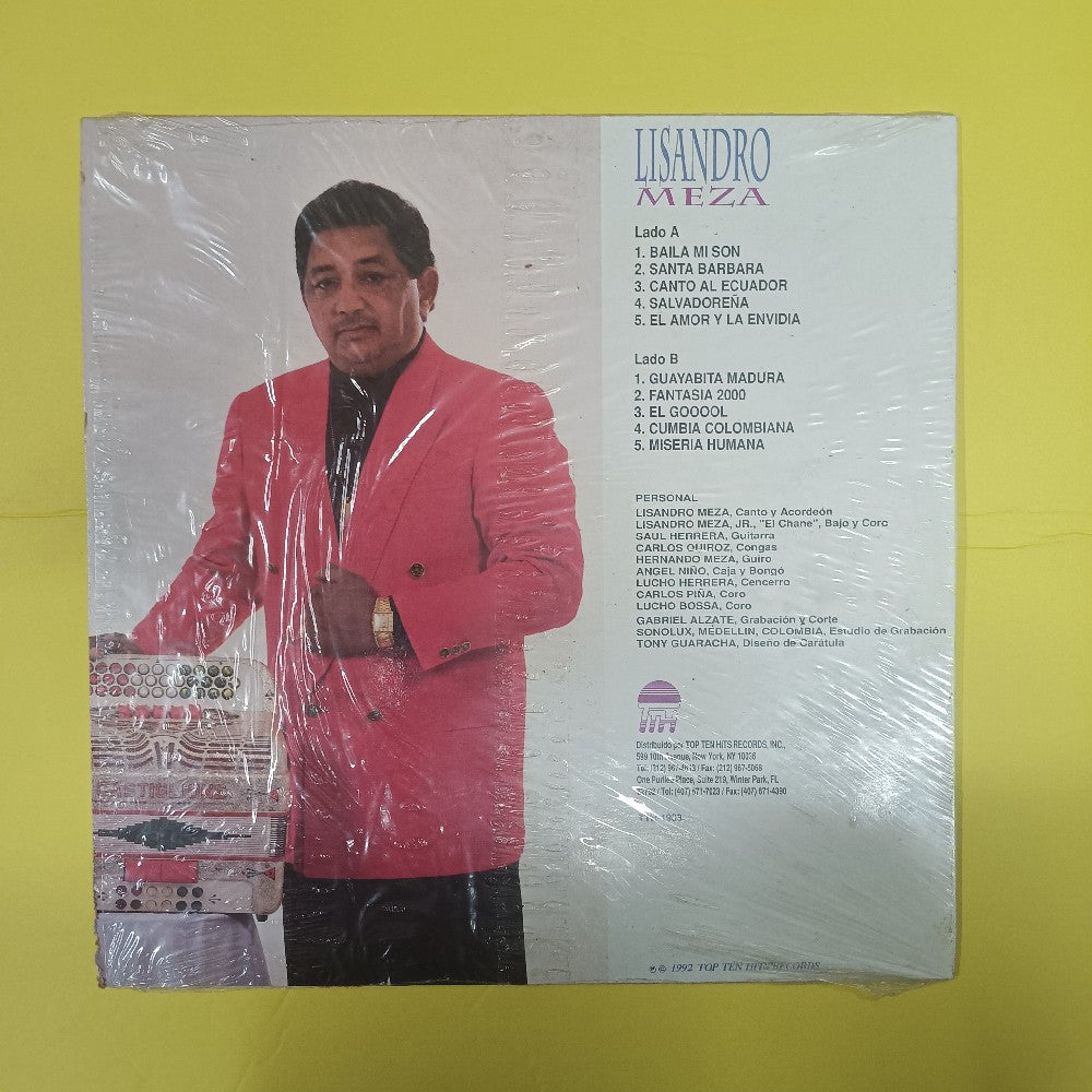 Lisandro Meza - El Goool SHRINK - 1992 - TTH-1983 - Used - VG+ - Vinyl