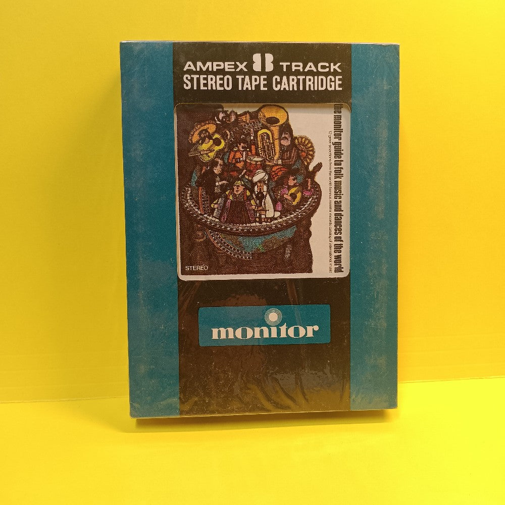Various - The Monitor Guide To Folk Music & Dances Of The World - MRM 82000 - New - Sealed - 8-Track