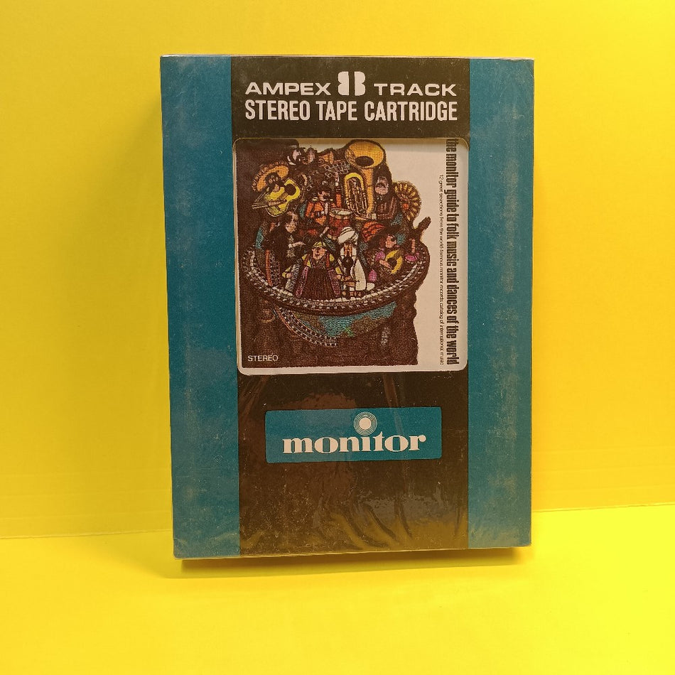 Various - The Monitor Guide To Folk Music & Dances Of The World - MRM 82000 - New - Sealed - 8-Track
