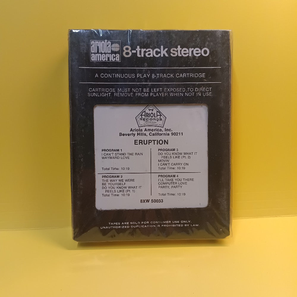 Eruption Ft. Precious Wilson - Eruption / Self Titled - 1978 - 8XW 50033 - New - Sealed - 8-Track