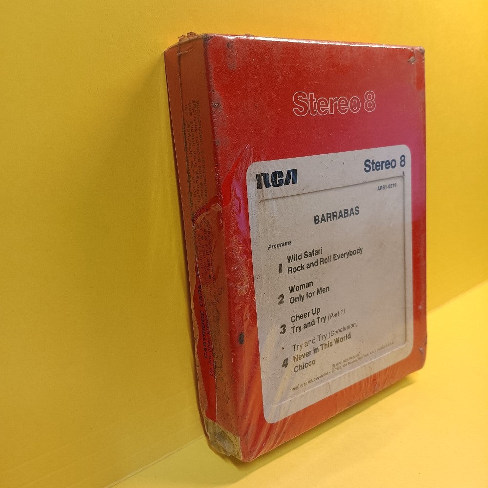 Barrabas  - Barrabas / Self Titled - 1972 - APS1-0219 - New - Sealed - 8-Track