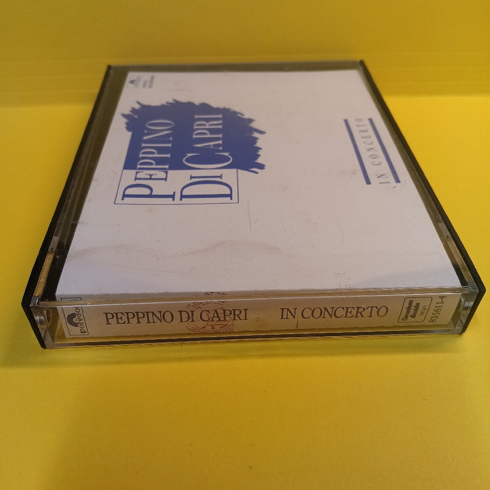 Peppino Di Capri - In Concerto 2x Cassette Set ITALY - 1988 - 835611-4 - Used - EX - Cassettes