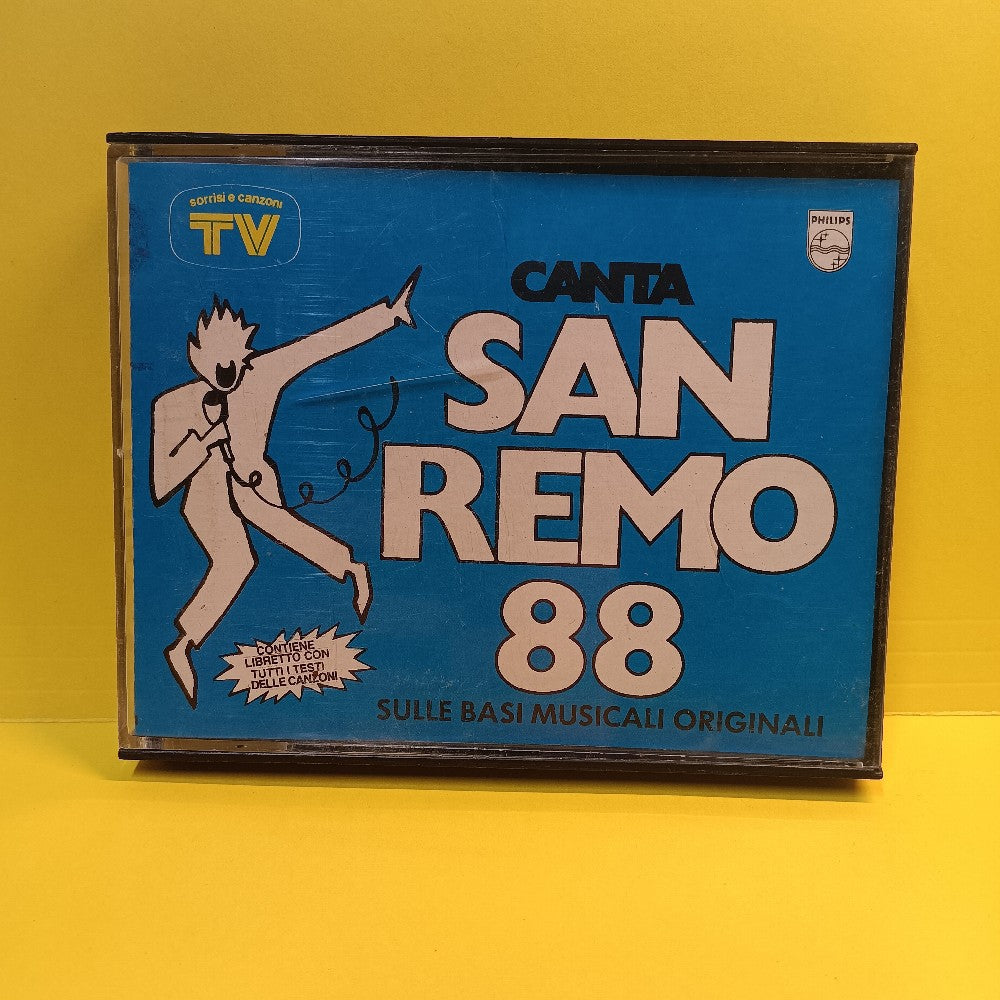 Various - Canta San Remo 88 2X Cassette Set ITALY - 1988 - 834 591-4 - Used - EX - Cassettes