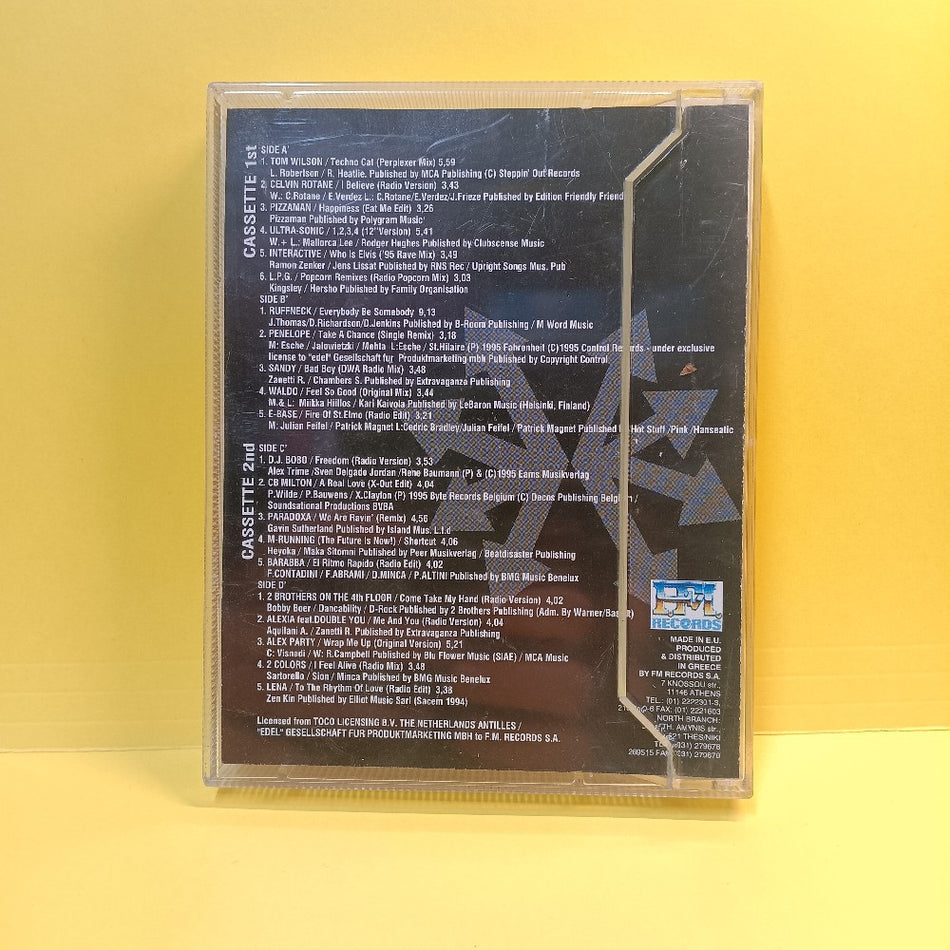 Various - Hit Box 9 2x Cassette Set GREECE - 1995 - FM 349 - Used - EX - Cassettes