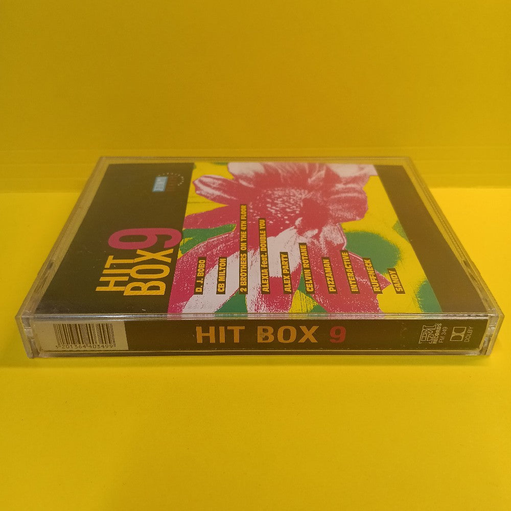 Various - Hit Box 9 2x Cassette Set GREECE - 1995 - FM 349 - Used - EX - Cassettes