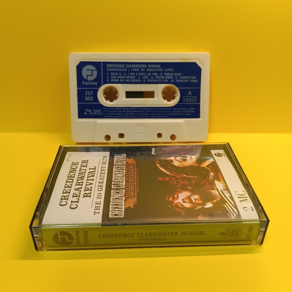 Creedence Clearwater Revival - Chronicle - 20 Greatest Hits SPAIN - 1983 - 257 003 - Used - EX - Cassettes