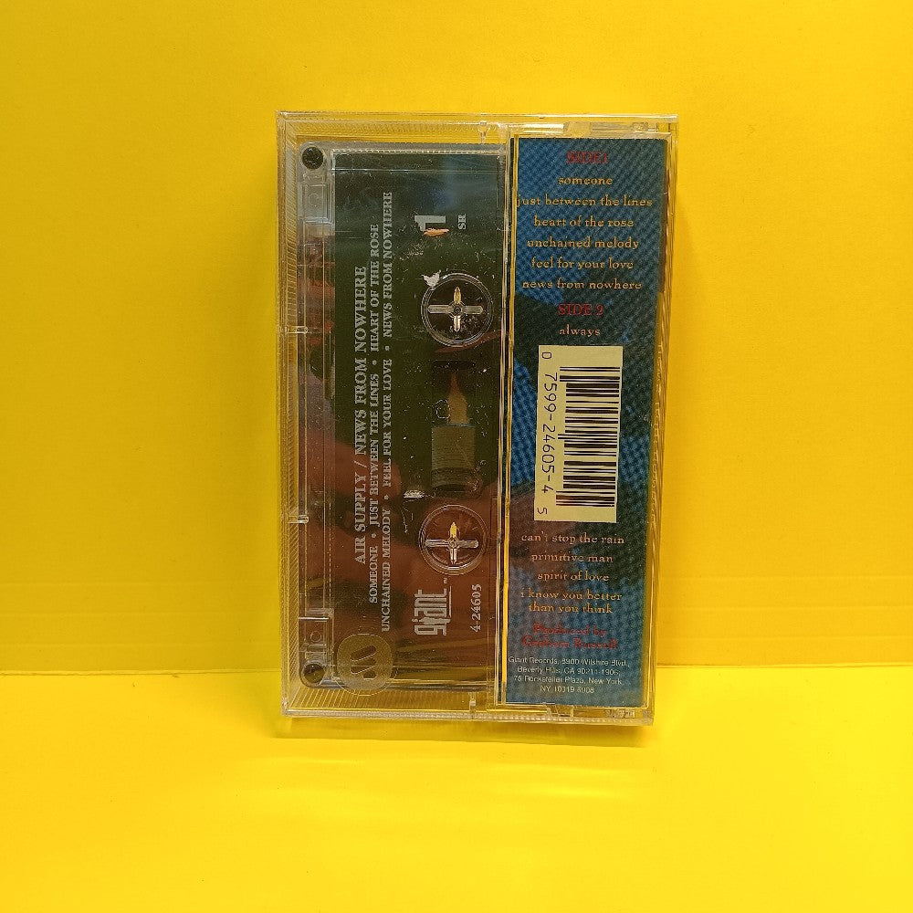 Air Supply - News From Nowhere - 1995 - 9 24605-4 - New - Sealed - Cassettes