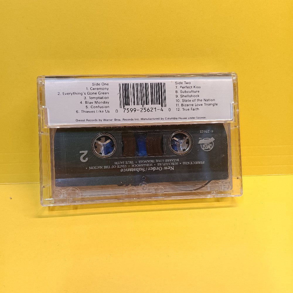 New Order - Substance - 1987 - W4-25621 - Used - EX - Cassettes